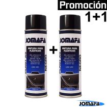 JOMAFA 10940X2 - SPRAY PINTURA PARA PLASTICOS NEGRO 500ML