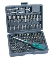 MANNESMANN M29896 - JUEGO DE PUNTAS Y LLAVES VASO CON LLAVE DE 1/4, 38 PIEZAS