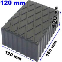 JOMAFA 10323 - JUEGO DE 4 TACOS DE GOMA PARA ELEVADOR 160X120X20MM