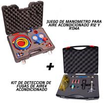 JOMAFA JMK10006 - KIT DETECCION FUGAS A. ACONDICIONADO + LÍQUIDO DETECCION