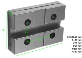 JOMAFA 10339 - TACO DE GOMA COMPATIBLE CON ELEVADORES RAVAGLIOLI Y OTROS