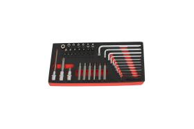 KROFTOOLS K8575 - MÓDULO LLAVES DE VASO 3/8" 8-24MM 20PCS