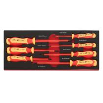 KROFTOOLS K8599 - MÓDULO LLAVES HEX. TUBO 7 PCS